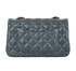 Mini Rectangular Flap, &pound;3,500, Handbags, Blue/Grey/Silver, Caviar Leather, Back view